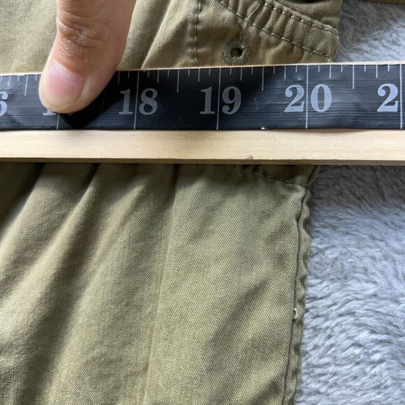 Polo Ralph Lauren Jacket Mens Small Green Hooded Cotton Nylon Zip Vent Field - Picture 6 of 14